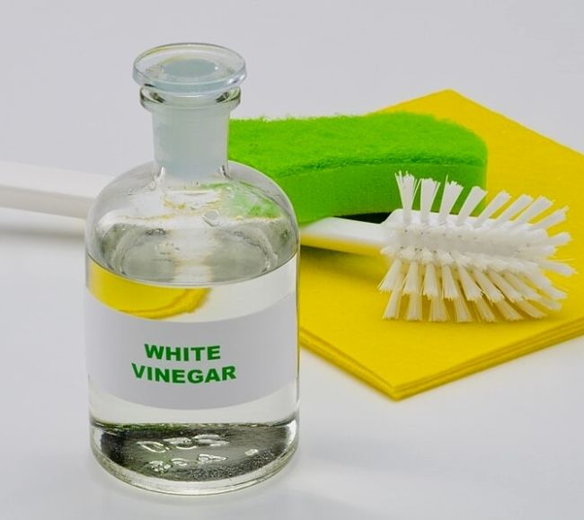 White vinegar and bicarbonate soda is a useful combination for many cleaning jobs around the home